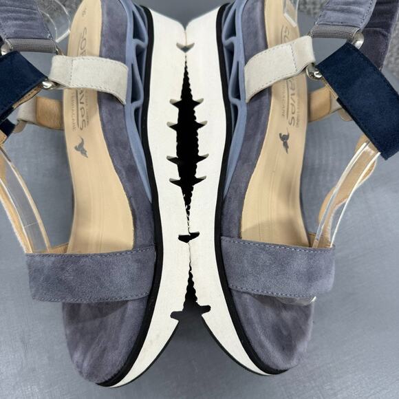 Softwaves Women's Suede Platform Sandal Calipa 02 Size 38, US 7.5-8 - Picture 8 of 15